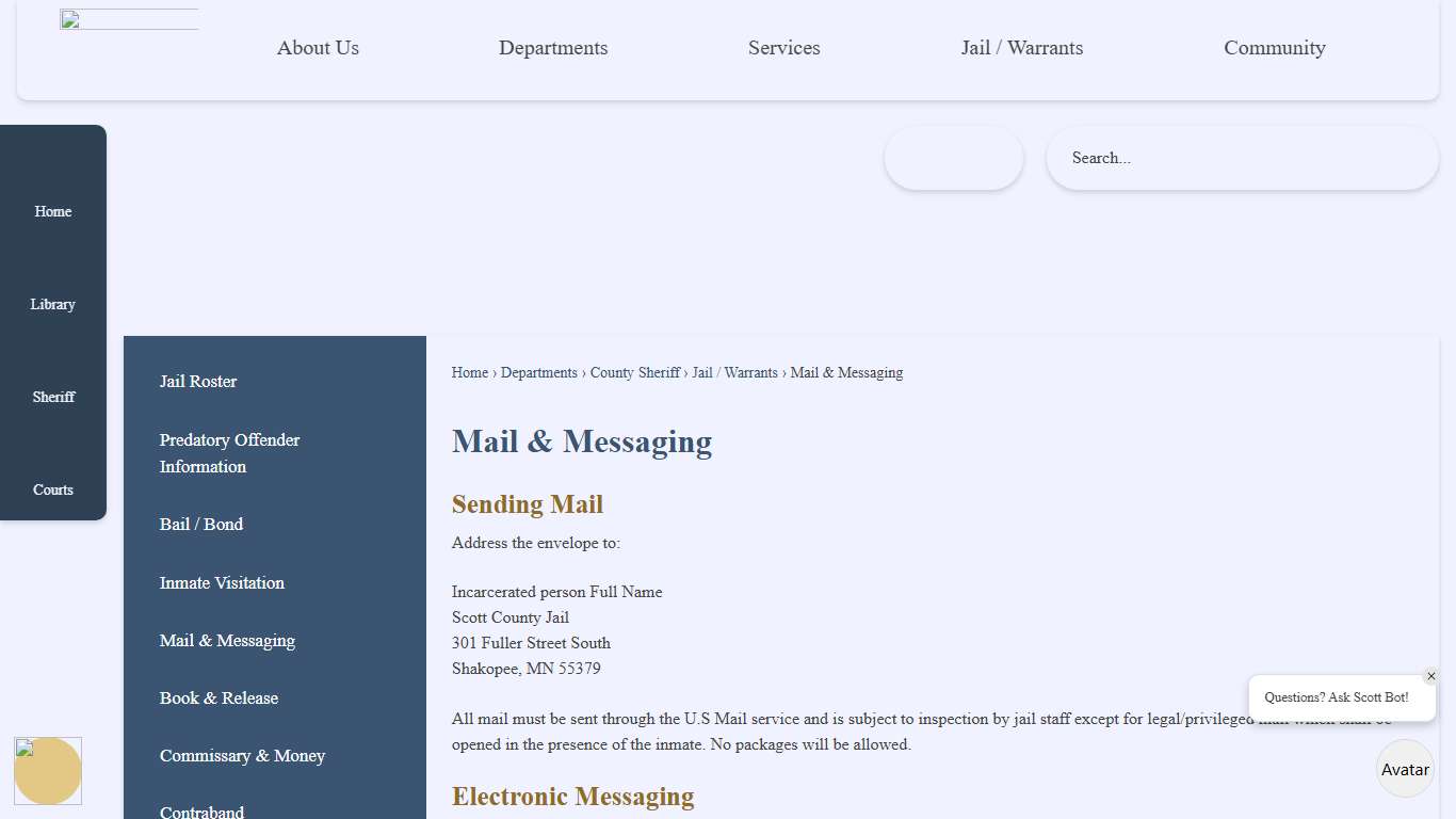 Mail & Messaging | Scott County, MN
